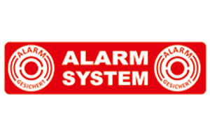 Aufkleber iSecur Alarmsystem
