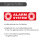 easydruck24de 10 Stück Aufkleber Alarm System I 12 x 3 cm I rot I Achtung Alarmgesichert I Fensterscheibe Tür Gebäude Garage Auto I wetterfest I außenklebend I hin046