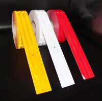 Diamond Grade 983 reflektierende Konturmarkierung I 1 m Konturband in weiß I Reflektorband selbstklebend für Anhänger LKW Festaufbauten I AZ_007