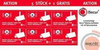 5er Set Aufkleber Videoüberwachung und Alarmanlage I...