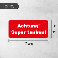 easydruck24de 6 Stück Aufkleber système d’alarme I 5 x 3,5cm I Hinweis auf Alarmanlage französisch I außenklebend I UV- und wetterfest I für Fensterscheiben, Haus, Auto, LKW, Bau I hin240