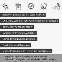 easydruck24de 6 Stück Aufkleber système d’alarme I 5 x 3,5cm I Hinweis auf Alarmanlage französisch I außenklebend I UV- und wetterfest I für Fensterscheiben, Haus, Auto, LKW, Bau I hin240