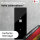 iSecur Blende passend für Aqara Doorbell Camera Hub G410 aus Acryl schwarz I Video-Doorbell I Klingelschild I 100 x 260 mm I Türstation Platte für Klingel I az286
