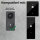 iSecur Blende passend für Aqara Doorbell Camera Hub G410 aus Acryl schwarz I Video-Doorbell I Klingelschild I 100 x 260 mm I Türstation Platte für Klingel I az286