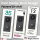iSecur Acryl Blende personalisiert Premium weiß - Passend für Aqara Doorbell Camera Hub G410 - Edle Türstation-Platte 260x100 mm - Klingelschild mit Wunschdruck I az290