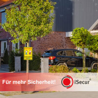 Warnschild I Achtung Spielende-Kinder I Aluverbund-Schild I 20 x 30 cm I hin_065