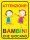 easydruck24de Schild Achtung! Spielende Kinder, Art. hin233, Achtung, Vorsicht, Warnung, Hinweis auf Kinder, langsam Fahren, Spielstraße