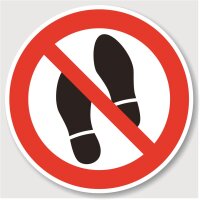 iSecur Steckschild Betreten verboten I Größe 20 x 30 cm I Hinweis-Schild Symbol-Schild Kein Durchgang Zutritt I zum Stecken für Rasen Wiese Erde I hin281