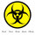 Aufkleber Biohazard I verschiedene Größen