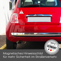 iSecur Auto-Magnet-Schild Anfänger! I 9,8 x 8,5 cm I Vorsicht Achtung Fahranfänger I für Kfz Auto LKW I UV-beständig und wetterfest I magnetische Rückseite I hin288