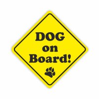 Hundeaufkleber f&uuml;r das Auto I Hund an Bord - Dog on Board
