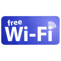 Aufkleber free Wi-Fi | hin_267 | iSecur&reg;, F&uuml;r...