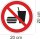 Verbotsaufkleber "P022: Essen und Trinken verboten", Ø 20cm, Art. Nr. hin_179, DIN EN ISO 7010, Hinweis, Achtung I Warnhinweis IEss- und Trinkverbot I