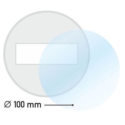 Ablösbare Trägerfolie I rund klar I Klebefolie-Untergrund für Feinstaub-Plakette Vignetten Umwelt-Plakette Maut