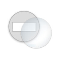 Ablösbare Trägerfolie I rund klar I Klebefolie-Untergrund für Feinstaub-Plakette Vignetten Umwelt-Plakette Maut