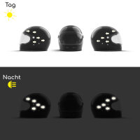 Reflektierendes Aufkleber Set - Pfeile - 15 Stück silber ca. 3,5 cm pro Aufkleber - Reflexion Leucht-Sticker für Bike Fahrrad Helm Auto Sicherheit im Dunkeln für Kinder - reflex_037