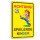 Warnschild I Achtung Spielende-Kinder I Aluverbund-Schild I 20 x 30 cm groß I 3 mm Stark I mit UV Schutz-Laminat I Wetterfestes Hinweisschild I hin222