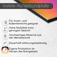 XXL Warnschild I Achtung Spielende-Kinder I Aluverbund-Schild I 40 x 60 cm groß I 3 mm Stark I mit UV Schutz-Laminat I Wetterfestes Hinweisschild I hin401