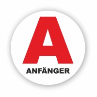 Fahranfänger Aufkleber & Magnete in unterschiedlichen Größen