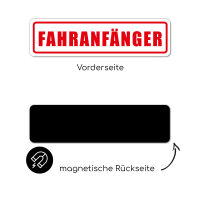 Fahranfänger Auto Magnet-Schild I 30x8 cm I wetterfest und magnetisch I kfz_690