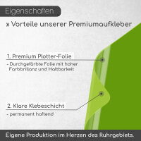 WC Tür-Aufkleber I schwarz I 18 x 24 cm I Motiv Mädchen und Junge I für Badezimmer-Tür, Toiletten-Sticker I Klebe-Schild für Restaurant Laden Geschäft I Folie selbstklebend I hin225