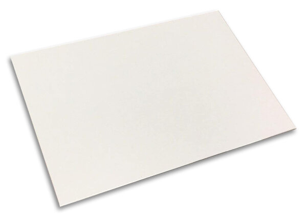 easydruck24de Aluverbundplatte weiß I 60 x 40 cm I 3 mm I wetterfestes blanko Aluminium Schild I für Modellbau Messebau Beschilderung Heimwerker Siebdruck und Digitaldruck I AZ061