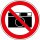 Verbots-Aufkleber Fotografieren verboten I hin_093
