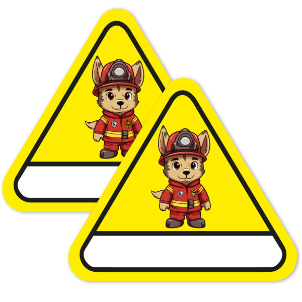 2er Set 10 cm Feuerwehrmann