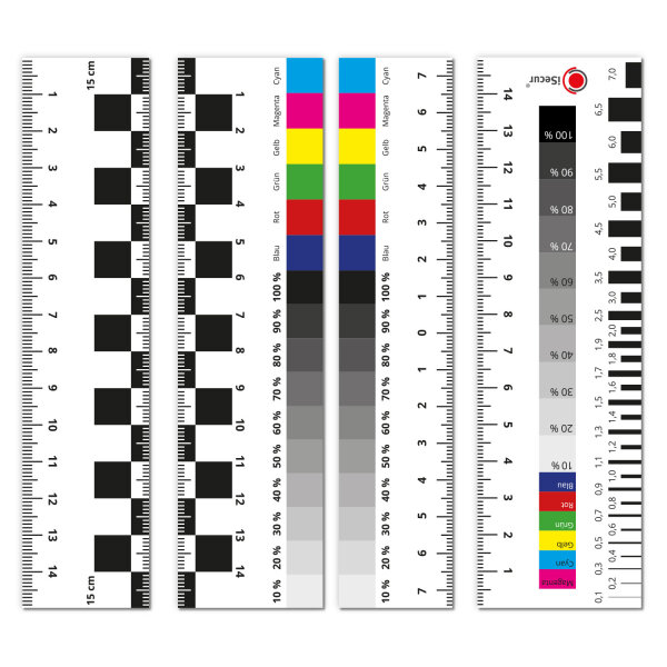 4er Set I 15 cm Lineal